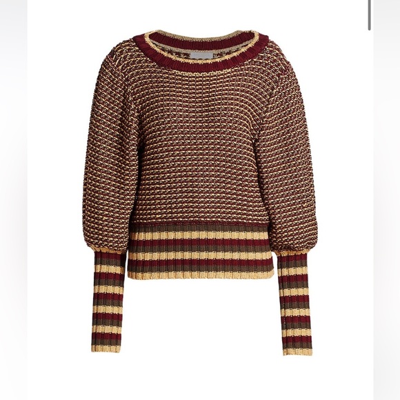 NWT $345 Ramy Brook Womens Hadar Sweater, Red size XS S M L - Picture 2 of 13